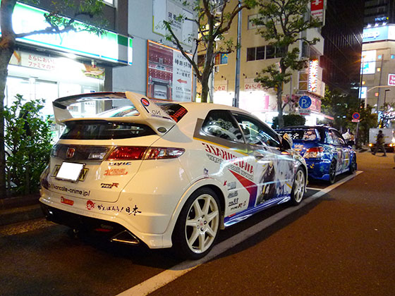 天津風痛車画像