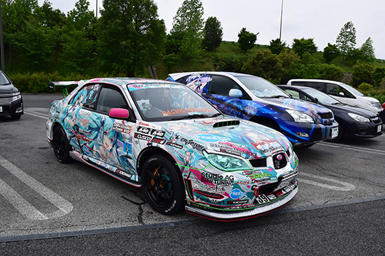 画像：レーシングミク痛車