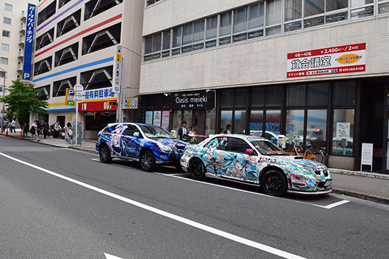 画像：レーシングミク痛車