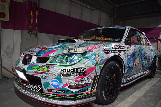 画像：レーシングミク痛車