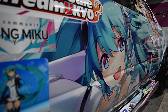 画像：レーシングミク痛車