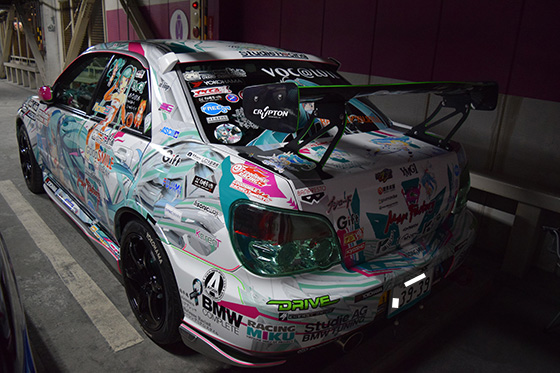 画像：レーシングミク痛車