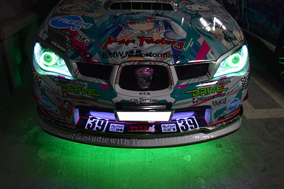 画像：レーシングミク痛車