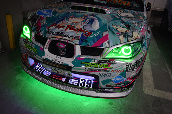 画像：レーシングミク痛車