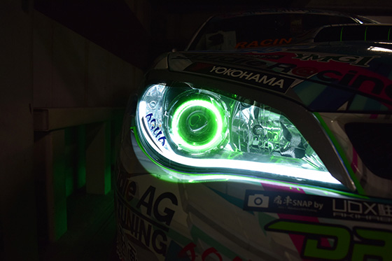 画像：レーシングミク痛車