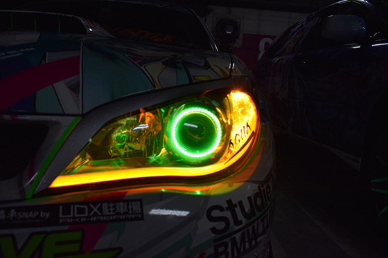 画像：レーシングミク痛車