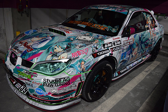 画像：レーシングミク痛車