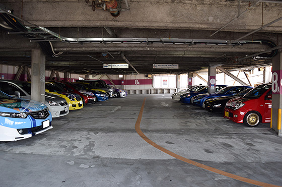 画像：万8駐車場