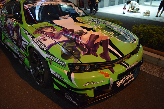 画像：冴えカノ痛車