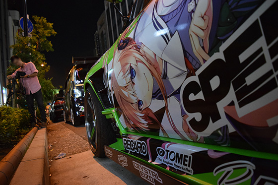 画像：冴えカノ痛車