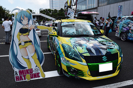 画像：初音ミク痛車