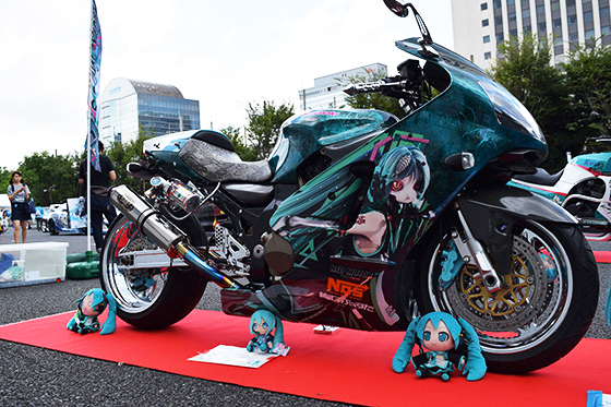 画像：レーシングミク痛車