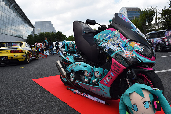 画像：初音ミク痛単車