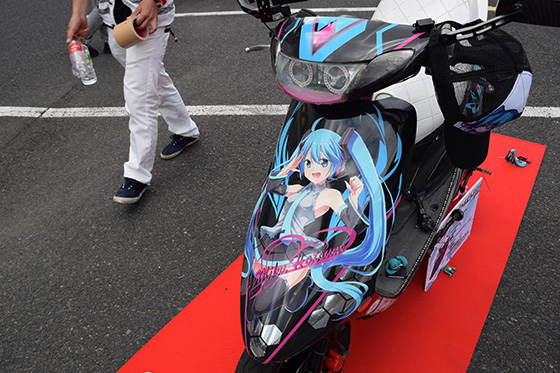 画像：初音ミク痛単車
