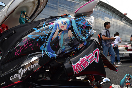 画像：初音ミク痛単車