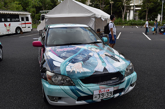 画像：ミク痛車