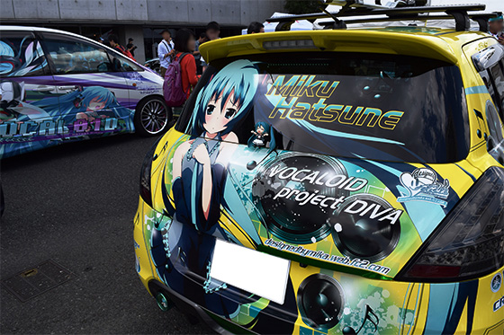 画像：初音ミク痛車