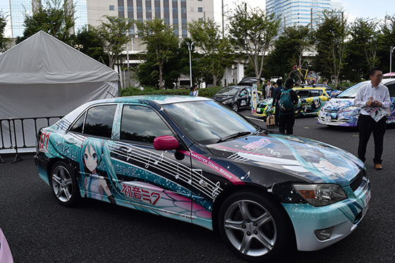 画像：ミク痛車