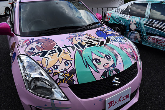 画像：ミク痛車