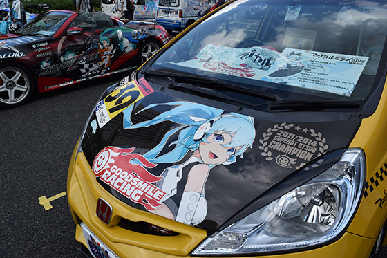 画像：レーシングミク痛車