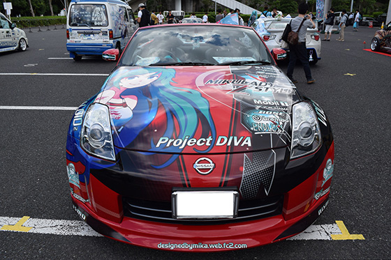 画像：レーシングミク痛車