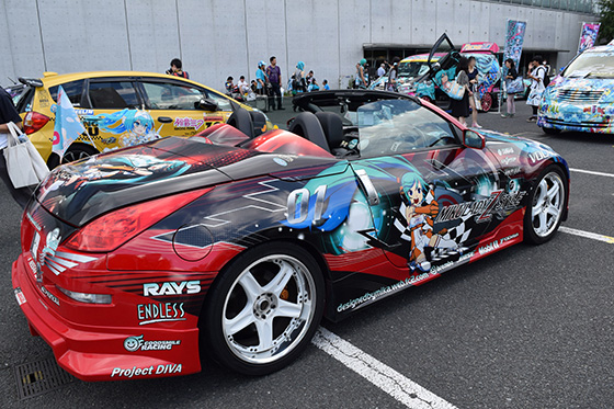 画像：レーシングミク痛車