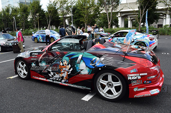 画像：レーシングミク痛車