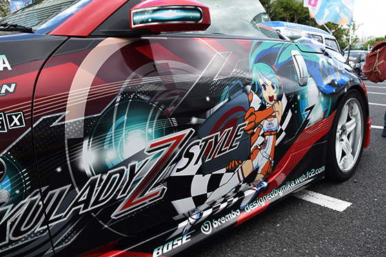 画像：レーシングミク痛車