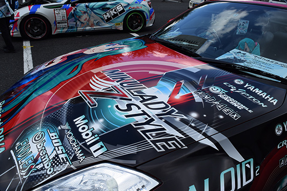 画像：レーシングミク痛車