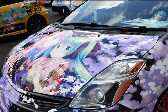 画像：レーシングミク痛車