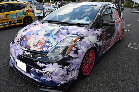 画像：レーシングミク痛車