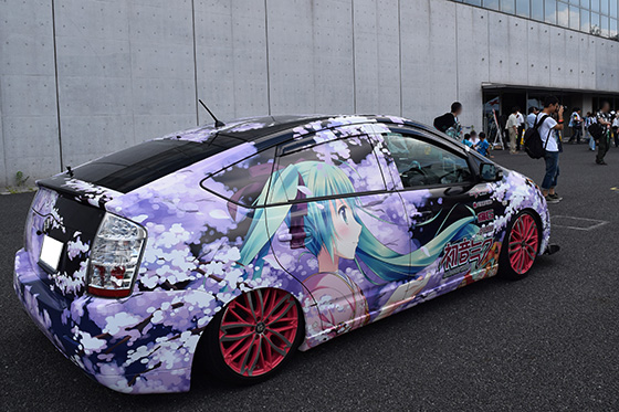 画像：レーシングミク痛車