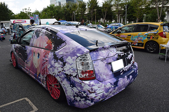 画像：レーシングミク痛車