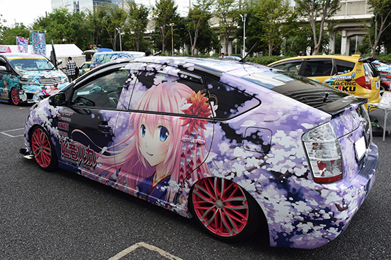 画像：レーシングミク痛車