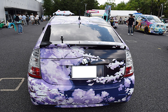 画像：レーシングミク痛車