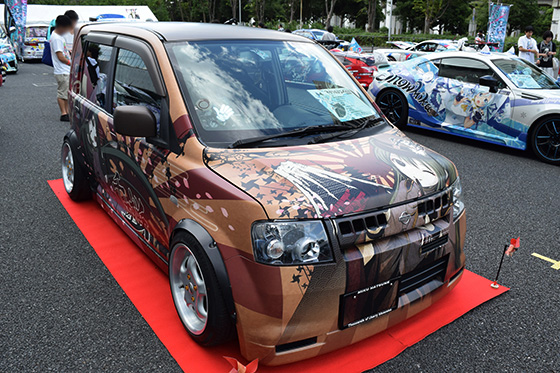 画像：レーシングミク痛車