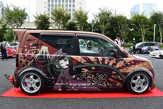 画像：レーシングミク痛車