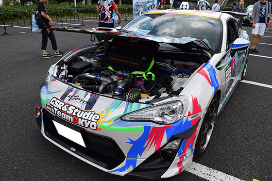 画像：レーシングミク痛車