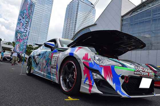 画像：レーシングミク痛車
