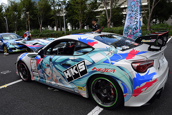 画像：レーシングミク痛車