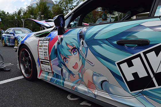 画像：レーシングミク痛車