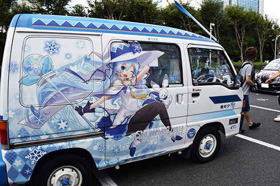 画像：レーシングミク痛車