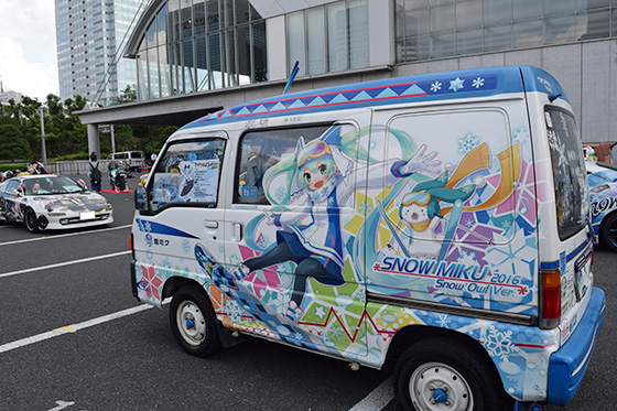 画像：レーシングミク痛車