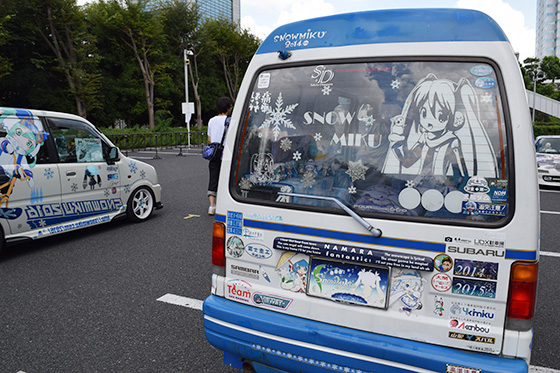 画像：レーシングミク痛車