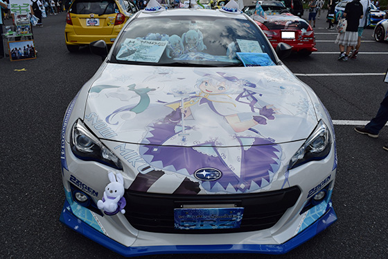 画像：レーシングミク痛車