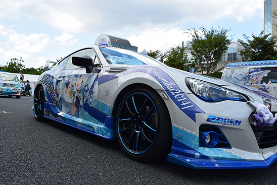 画像：レーシングミク痛車