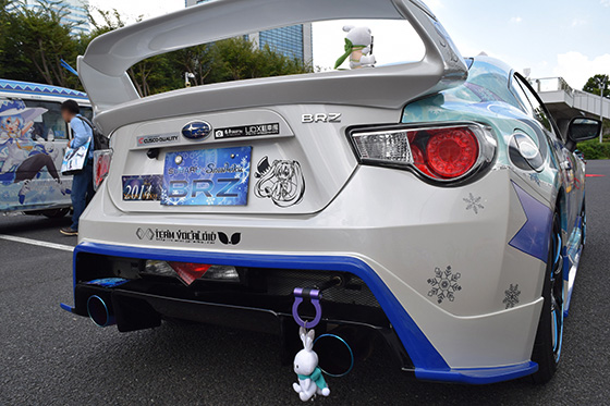 画像：レーシングミク痛車