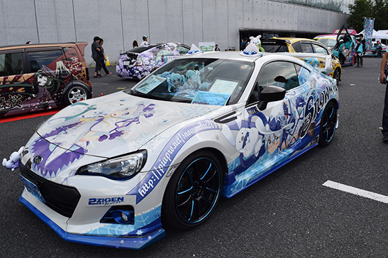 画像：レーシングミク痛車