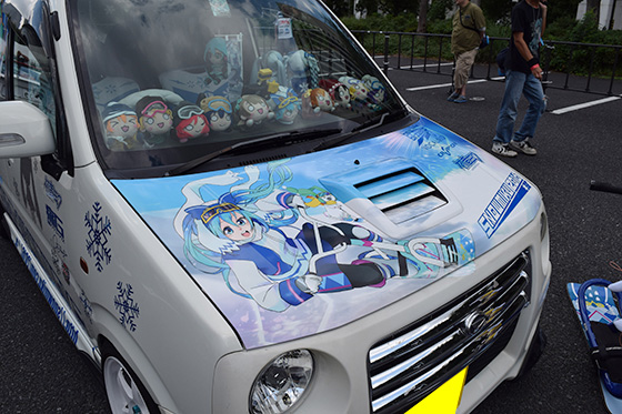 画像：レーシングミク痛車