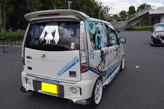 画像：レーシングミク痛車